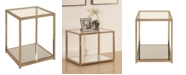 Coaster Home Furnishings Crosby End Table with Mirror Shelf